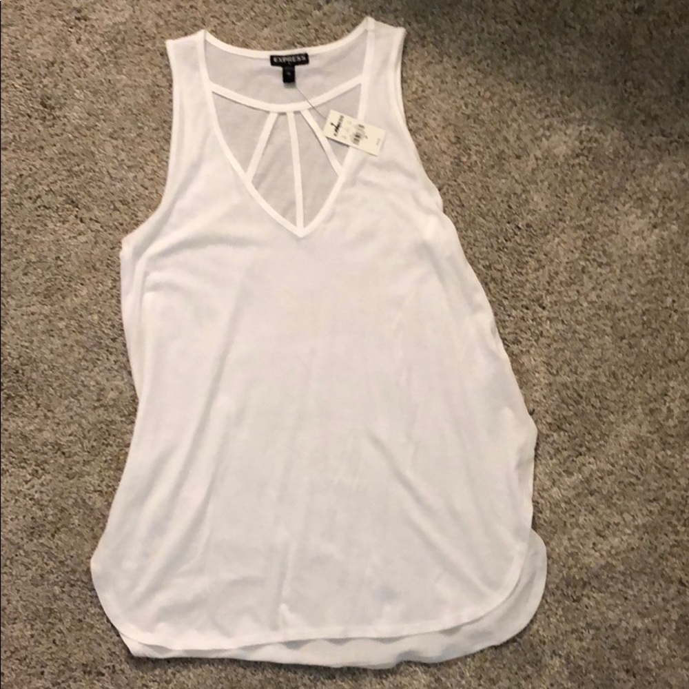 NWT! Express white tunic